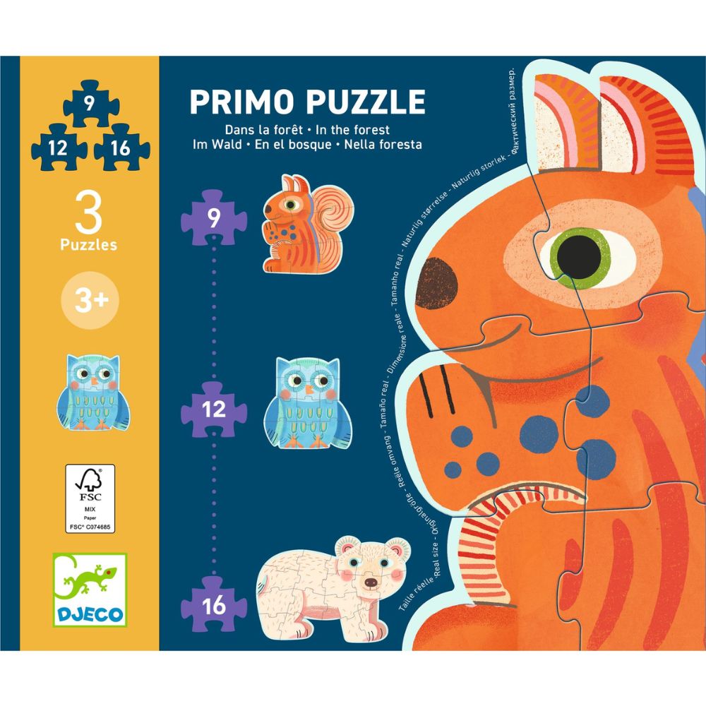 Djeco Progressive Puzzles - In The Forest DJ07143