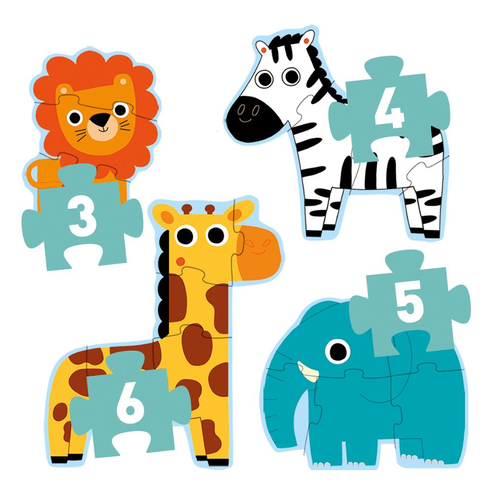 Djeco Progressive Puzzles - In The Jungle DJ07135