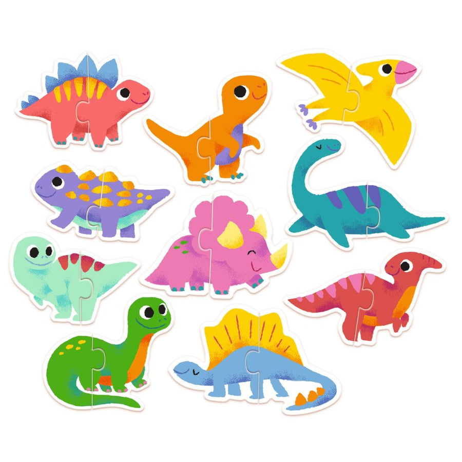 Djeco Puzzle Duo-Trio - Dinos DJ08263