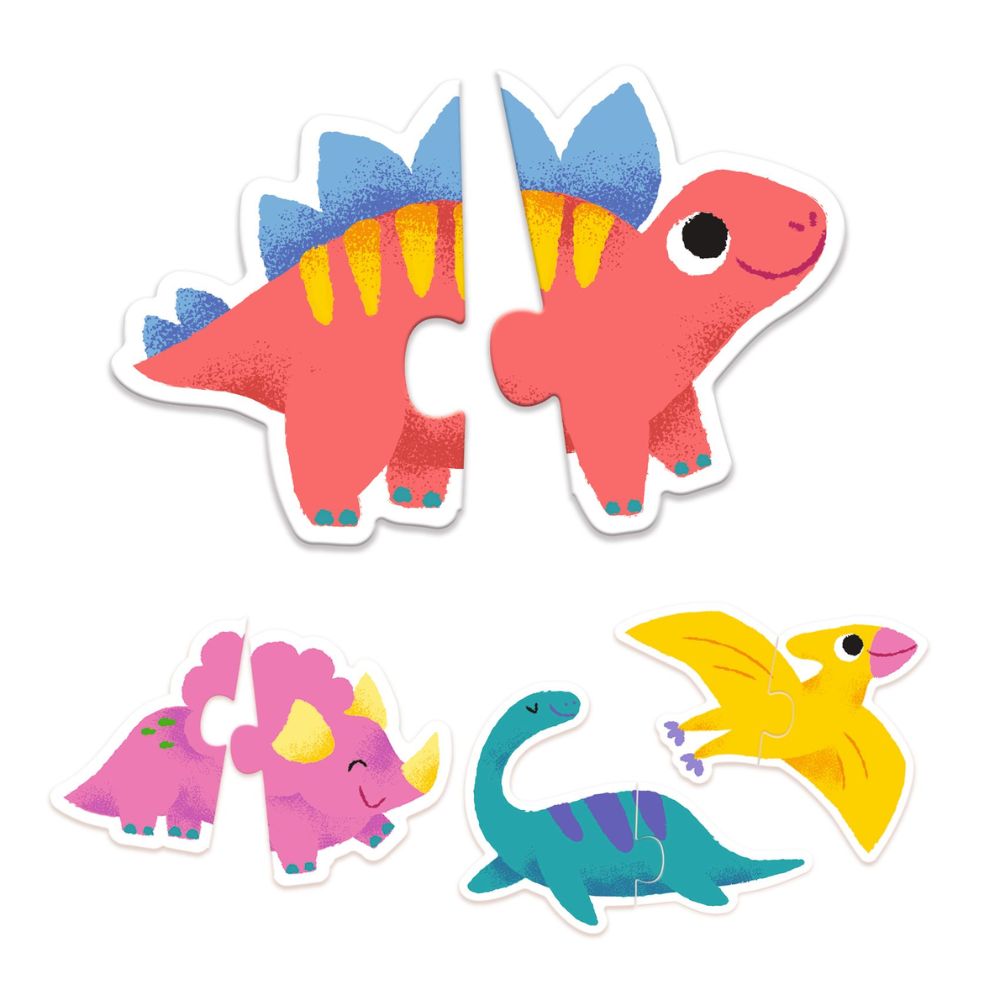 Djeco Puzzle Duo-Trio - Dinos DJ08263