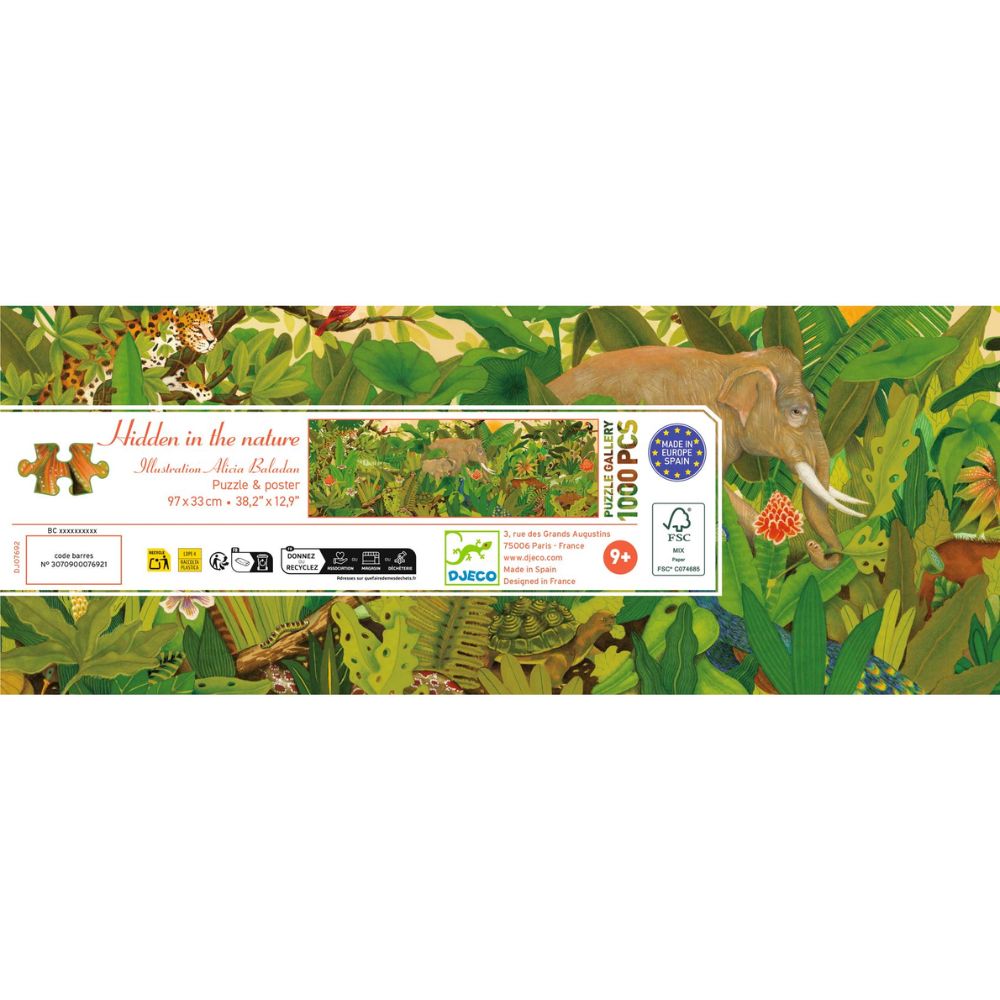 Djeco Puzzle Gallery - Hidden in the Nature - 1000 pcs DJ07692