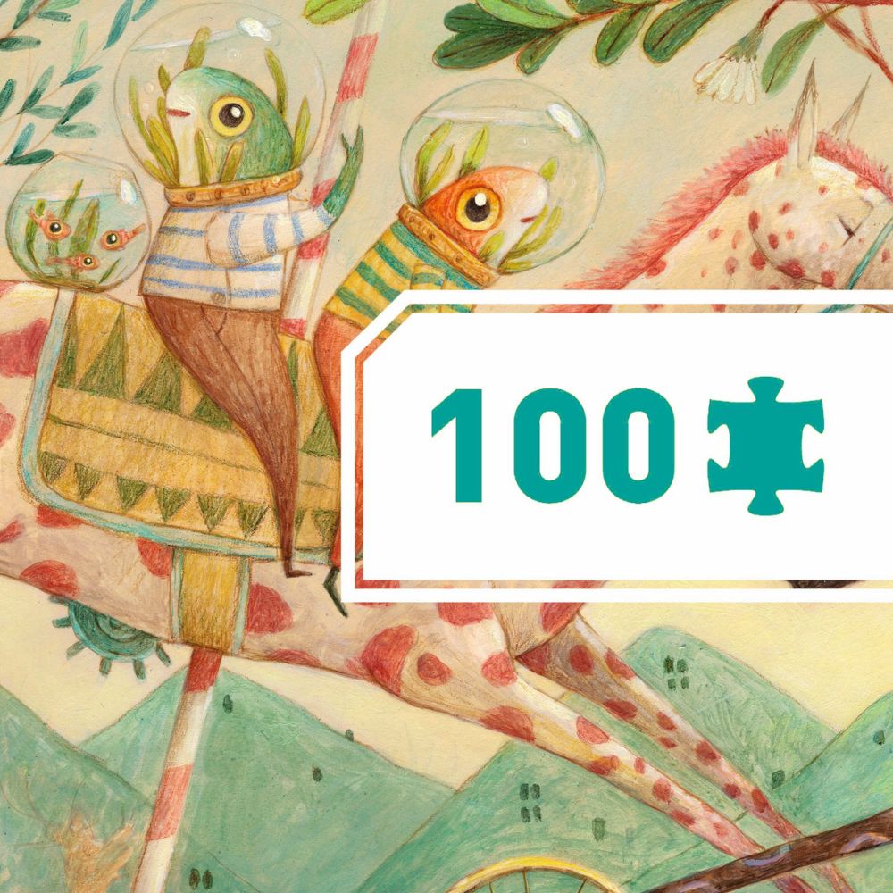 Djeco Gallery 100 Piece Jigsaw Puzzle, Wonderful Ride