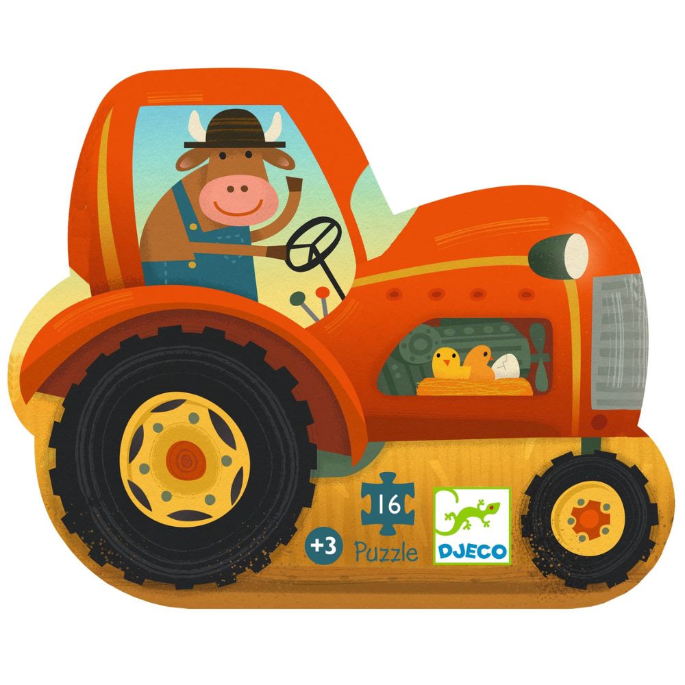 Djeco Puzzles - Tractor DJ07275