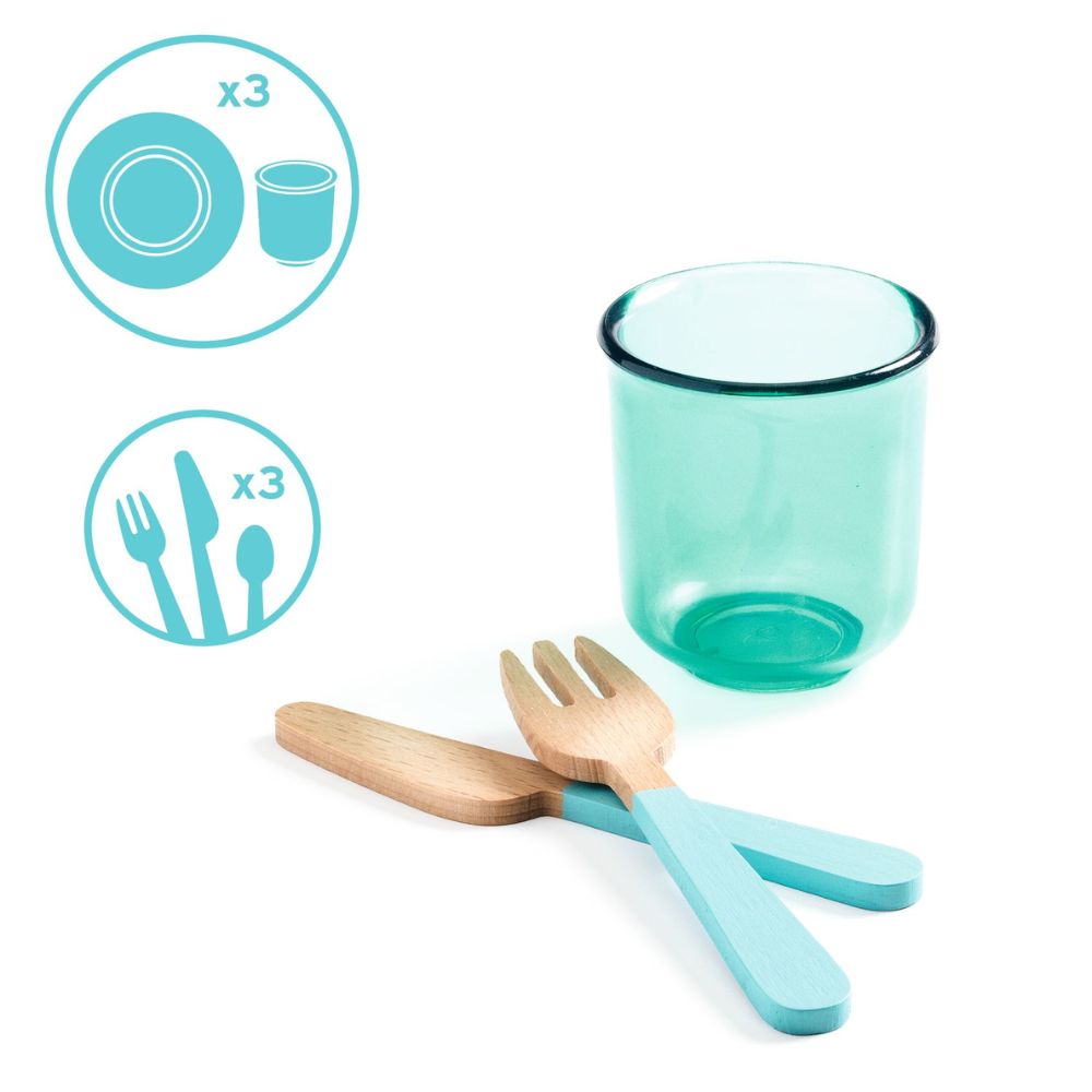 Djeco Role Play Toys - Dishware Set DJ05522
