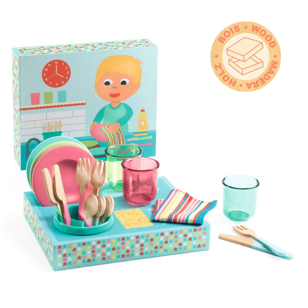 Djeco Role Play Toys - Dishware Set DJ05522