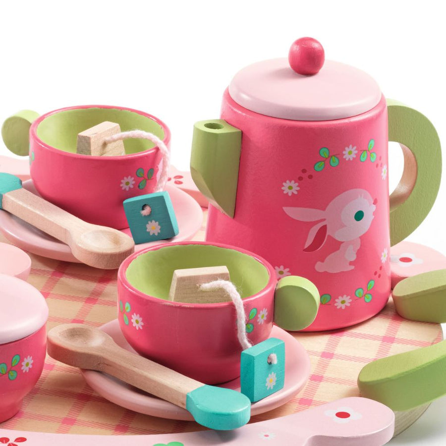 Djeco Role Play Toys - Lil Rose Tea Party DJ06639