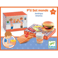 Djeco Role Play Toys - P'Ti Set - America DJ05550