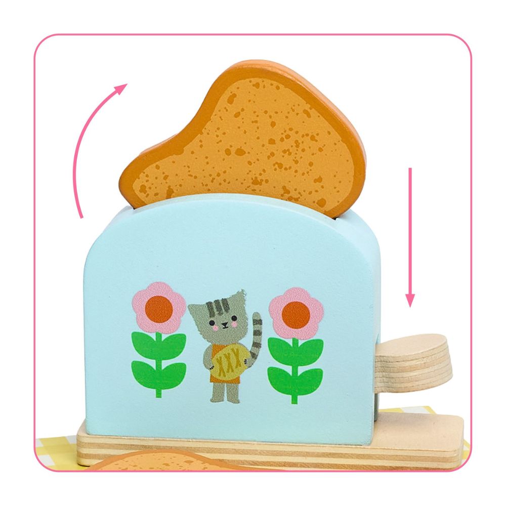 Djeco Role Play Toys - P'Ti Set - Breakfast DJ05543