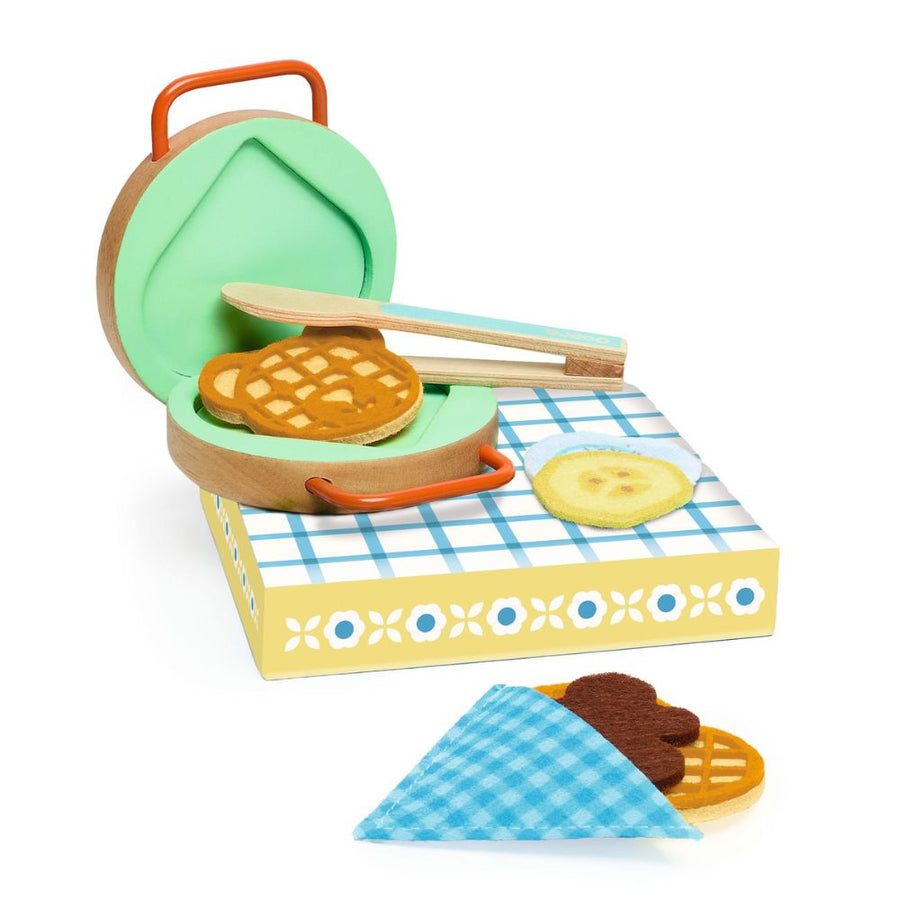 Djeco Role Play Toys - P'Ti Set - Waffle Maker DJ05544