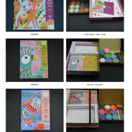 Sand Art For Kids - Peel, Sprinke Create!  Djeco Velvety Paws