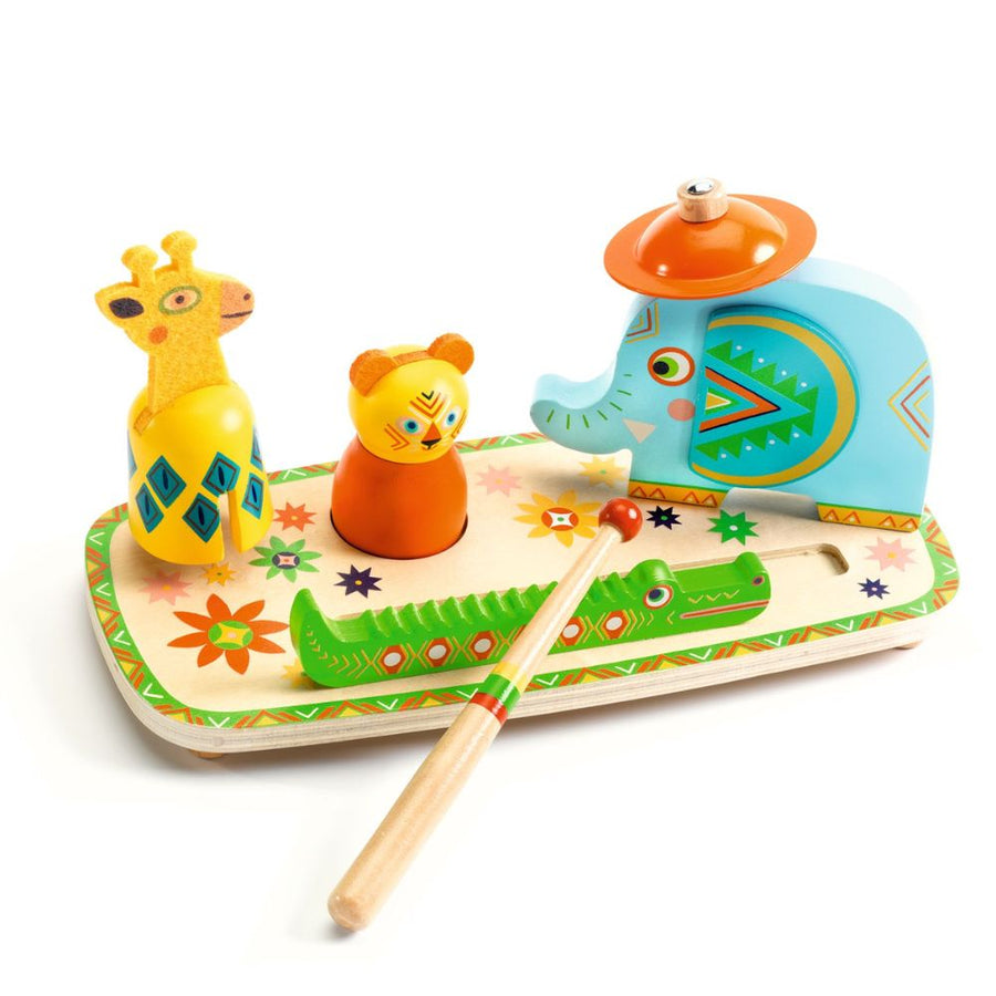 Djeco Musical Toys - Savannah Carnival Music Table DJ06038