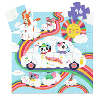 Djeco Silhouette Puzzles - Cloud Car - 16 pcs DJ07276
