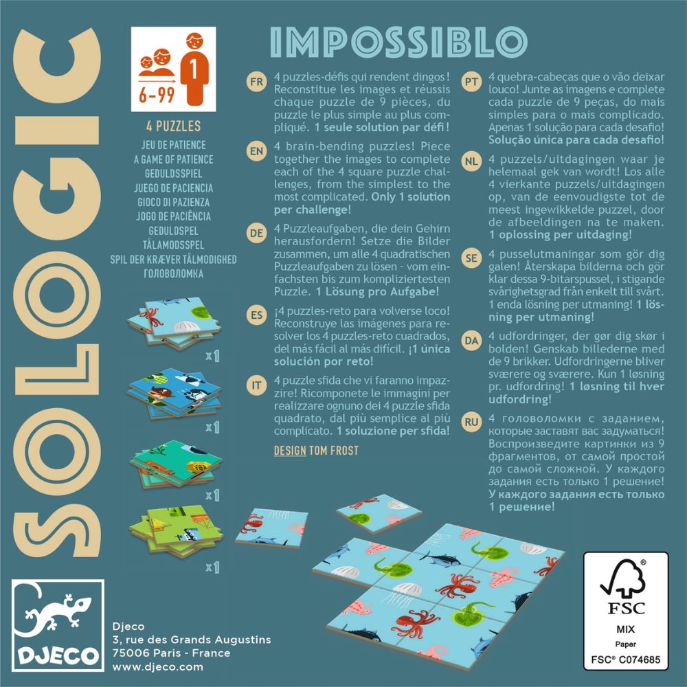 Djeco Sologic Impossiblo - Ocean DJ00807