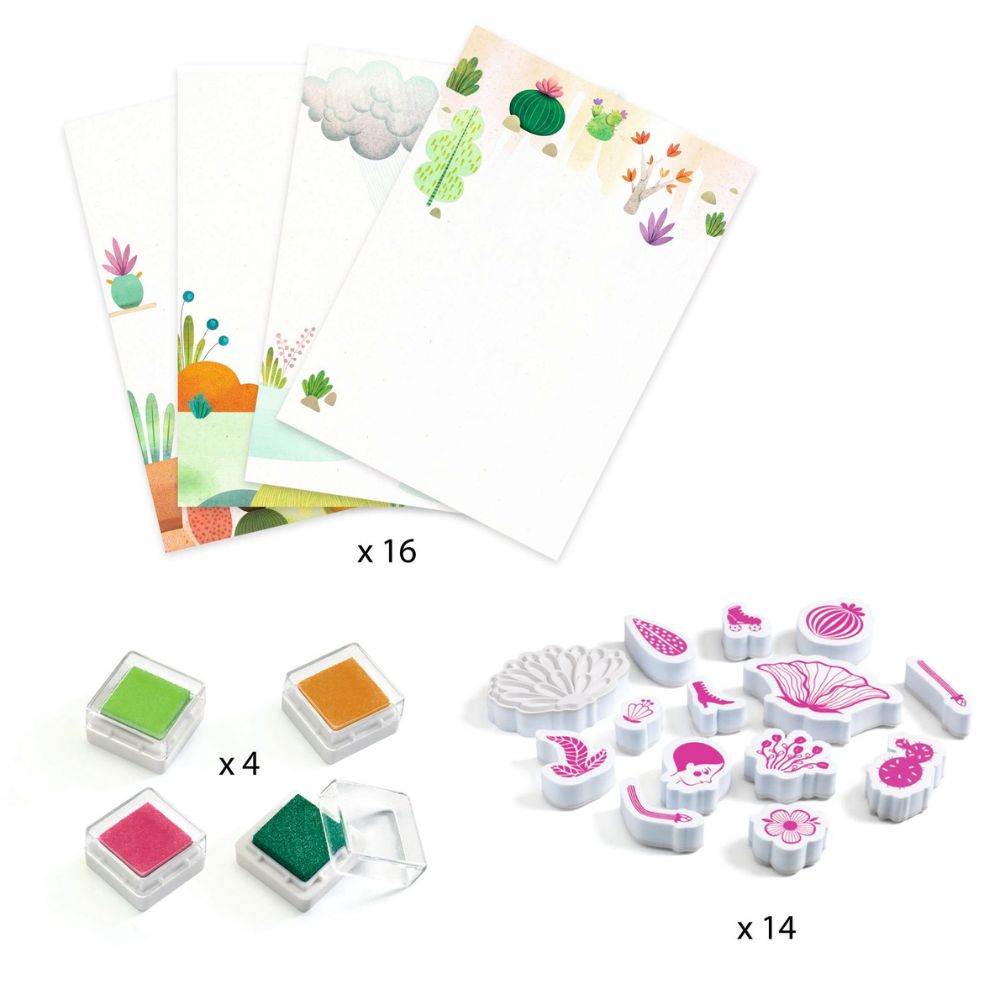 Djeco Stamps - Flower Girls