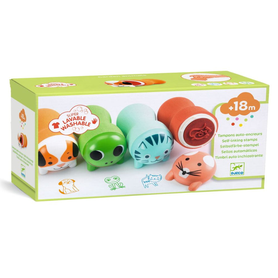 Djeco Stamps For Little Ones - GardenAnimals 