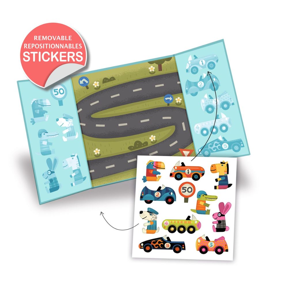 Djeco Stickers for Little Ones - Cars