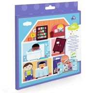 Djeco Stickers for Little Ones - House