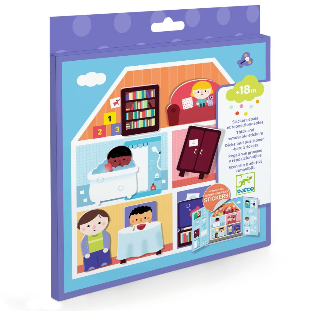 Djeco Stickers for Little Ones - House
