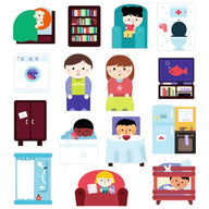Djeco Stickers for Little Ones - House