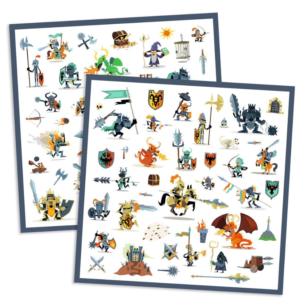 Djeco Stickers - Valiant Knights DJ08886
