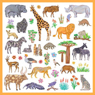 Djeco Stickers - Kenya