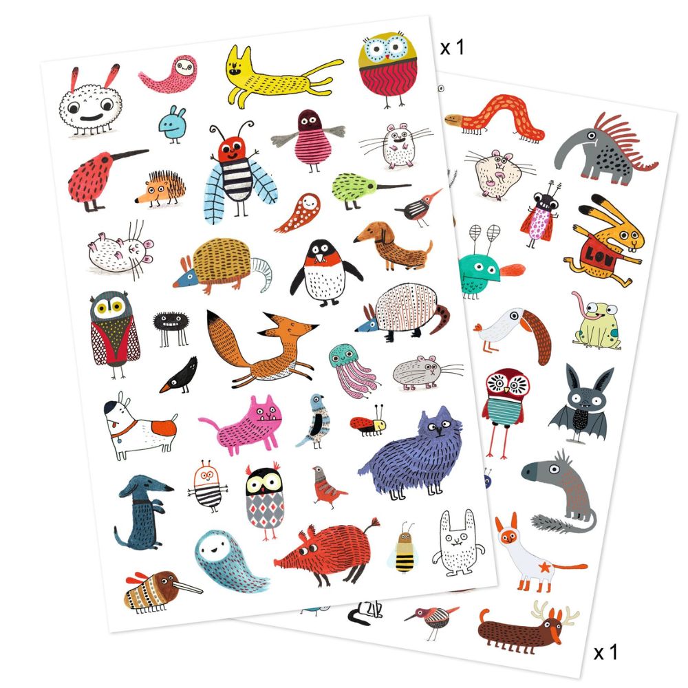 Djeco Tattoos - Little Critters Kids Tattoos