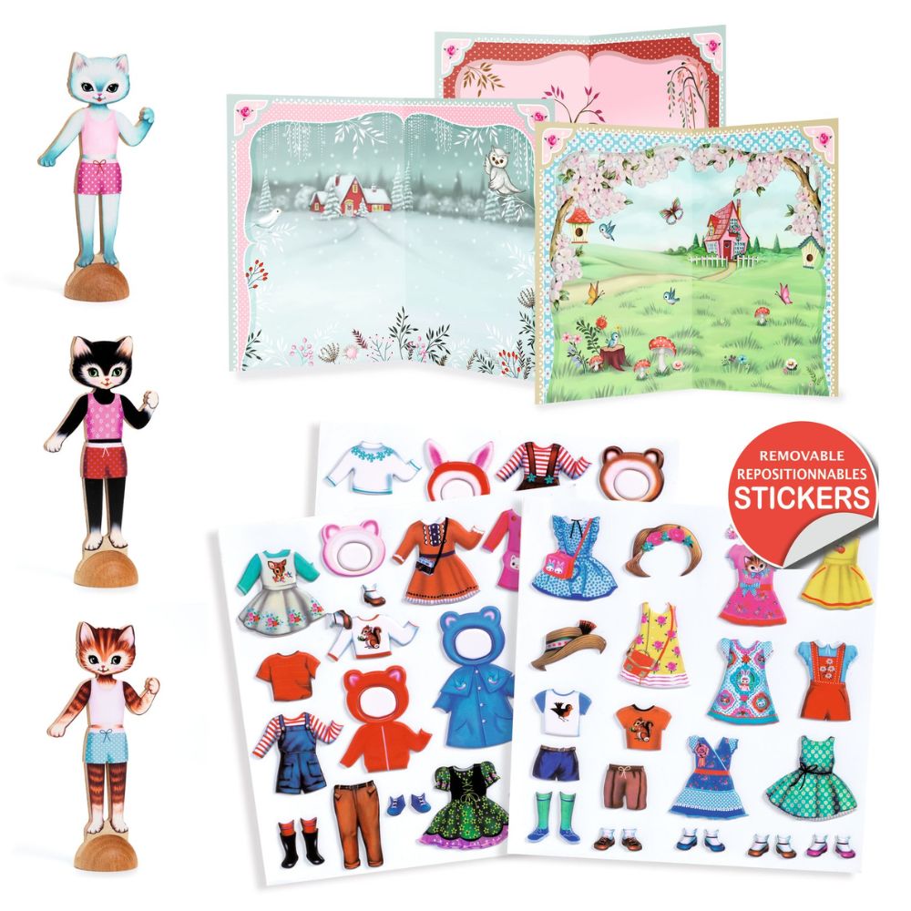 Djeco Little Wardrobe - A Collage Activity for ages 3+