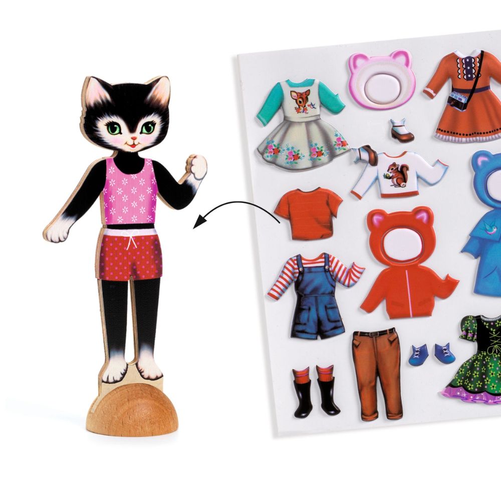 Djeco Little Wardrobe - A Collage Activity for ages 3+