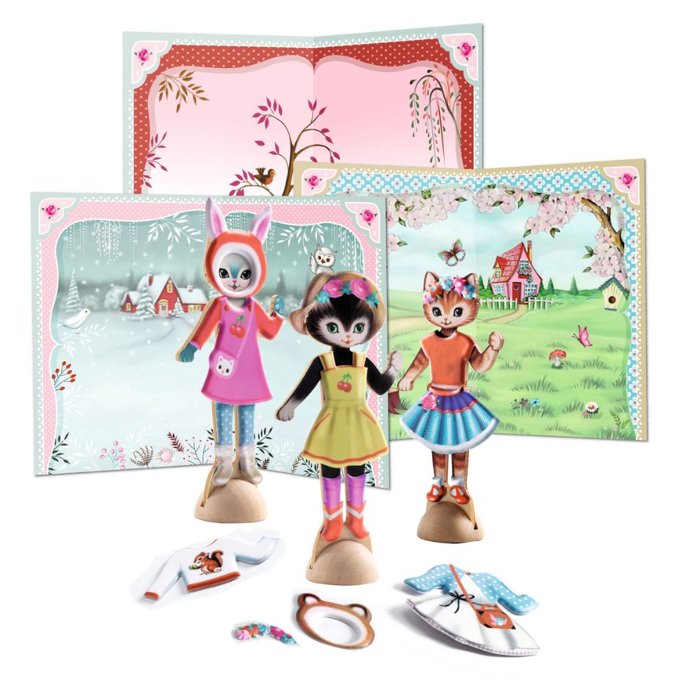 Djeco Little Wardrobe - A Collage Activity for ages 3+