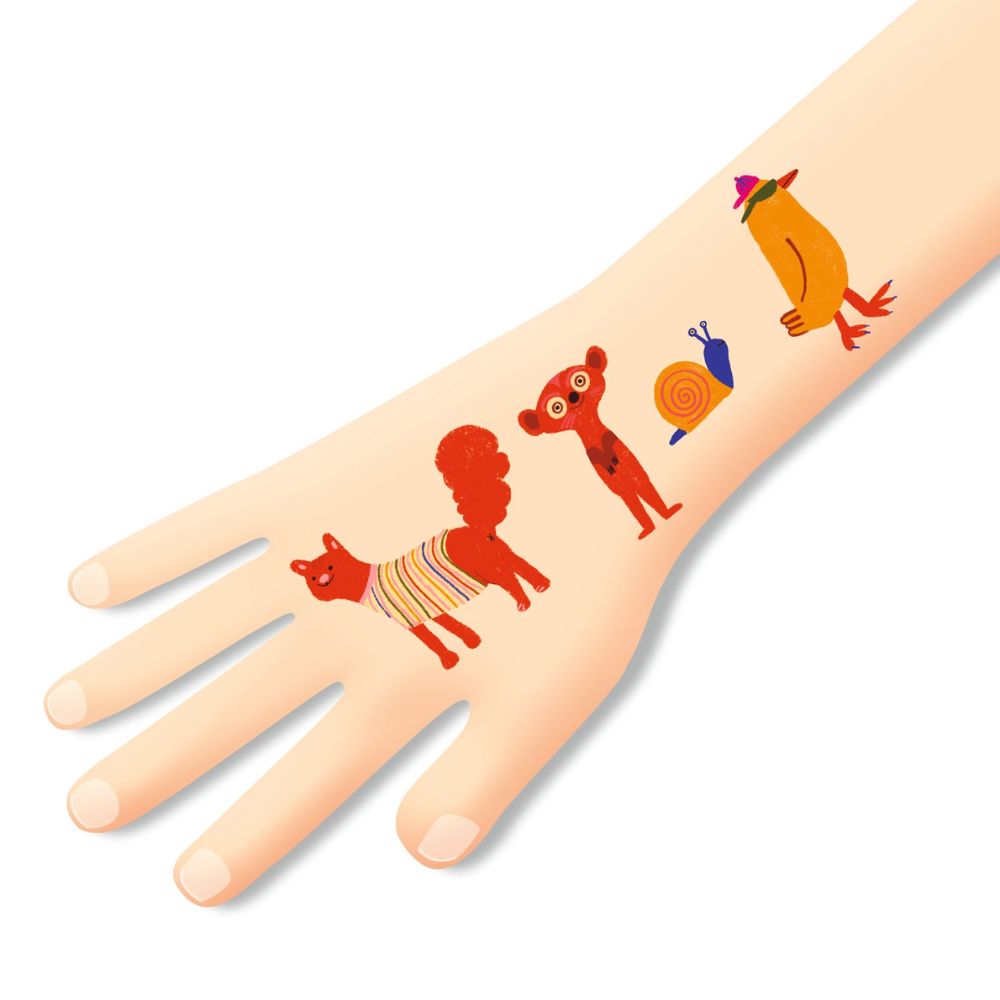 Djeco Tattoos - Funny Animals