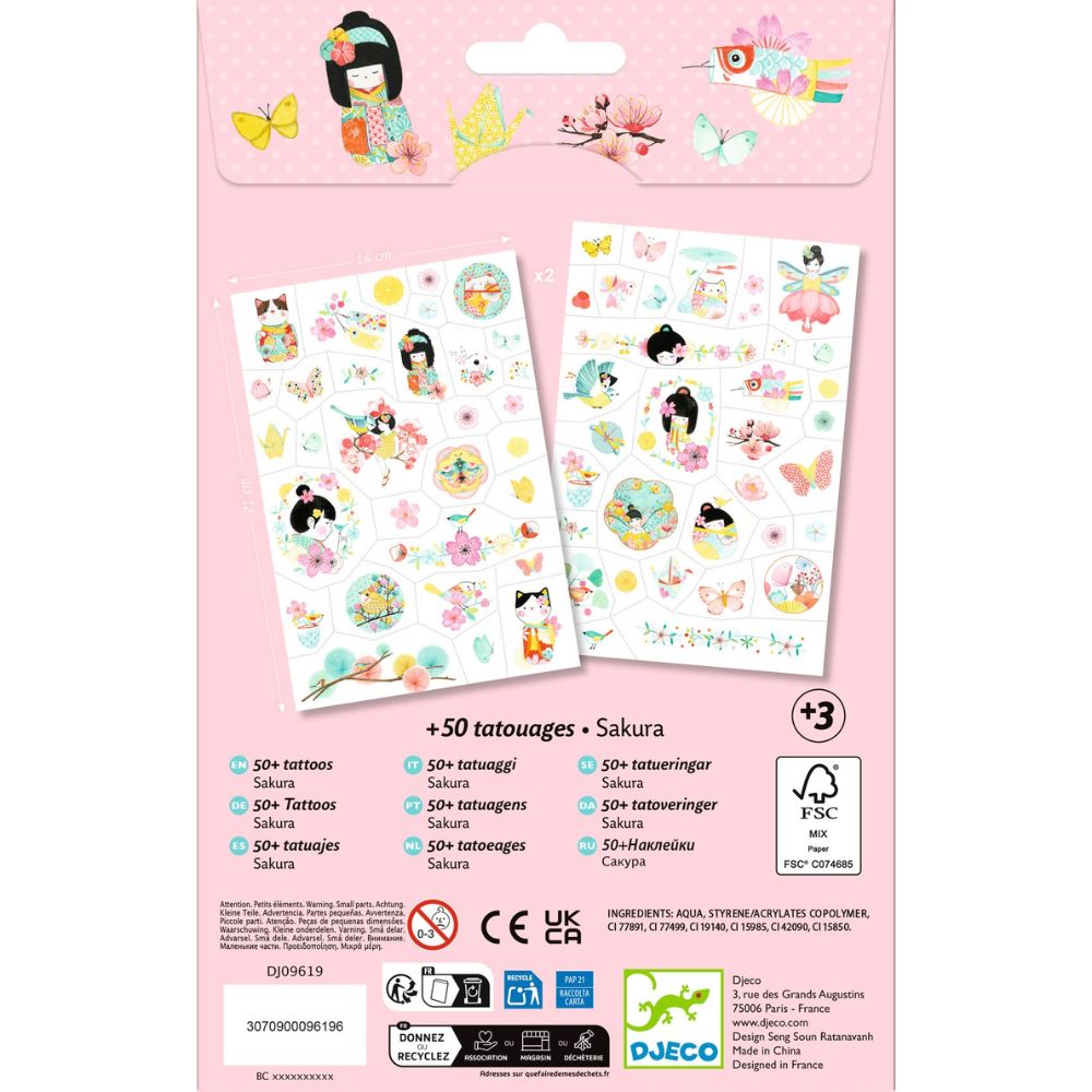Djeco Tattoos - Sakura
