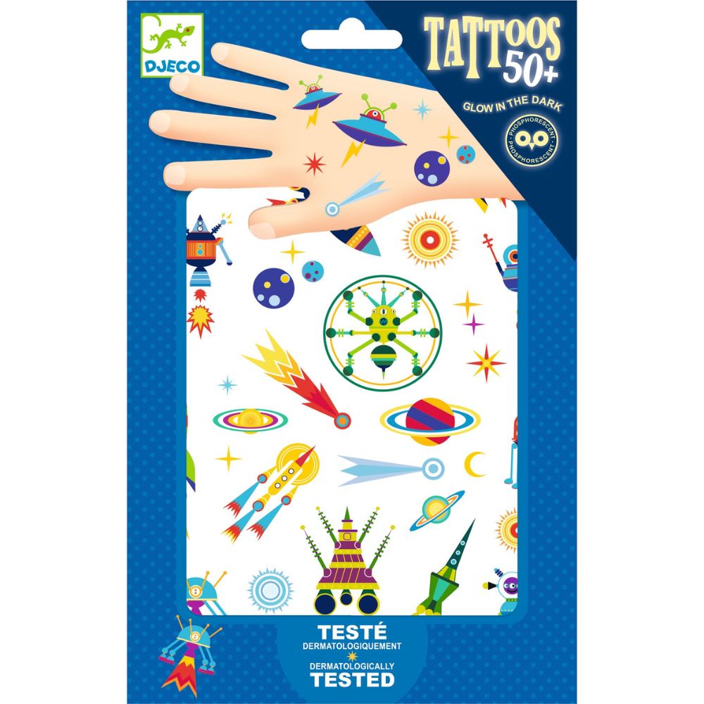 Djeco Tattoos Space Oddity