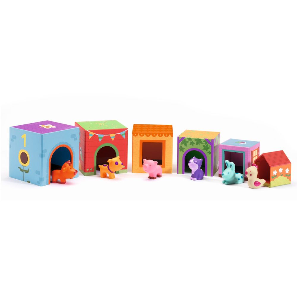 Djeco Topanifarm - Farm Animals Stacking Blocks 1000 x 1000