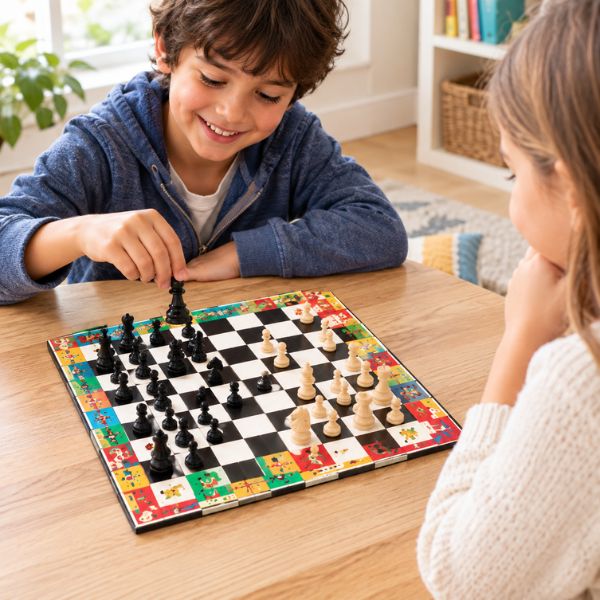 Djeco Travel Chess & Draughts Set 
