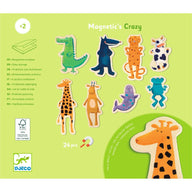 Djeco Wooden Magnetics Animals - Crazy DJ03111