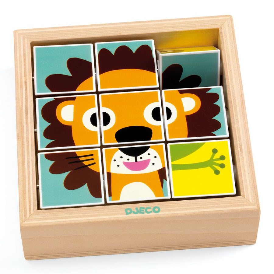 Djeco Wooden Puzzles - Tournanimo DJ01953