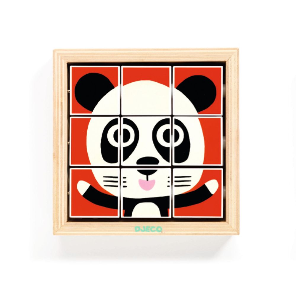 Djeco Wooden Puzzles - Tournanimo DJ01953