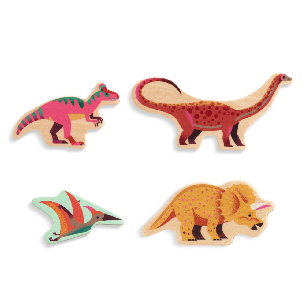 Djeco Wooden Puzzles - Puzzlo Dino DJ01832
