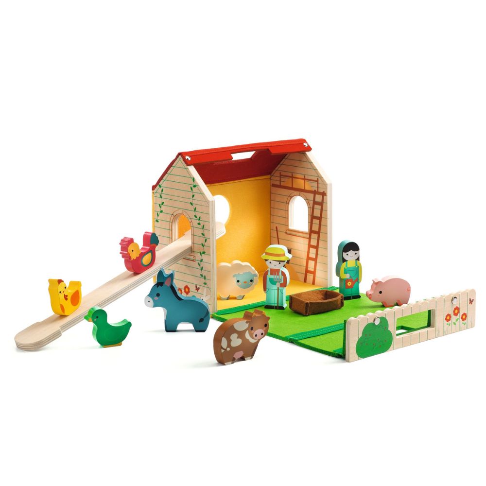 Djeco Wooden Toys - SoftiFarm DJ06369