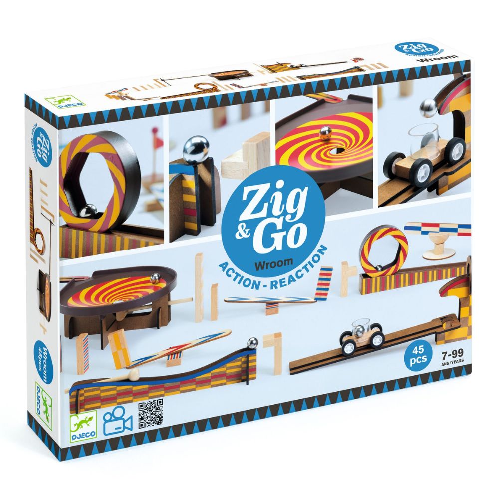 Djeco Zig & Go - Action - Reaction 45 pieces