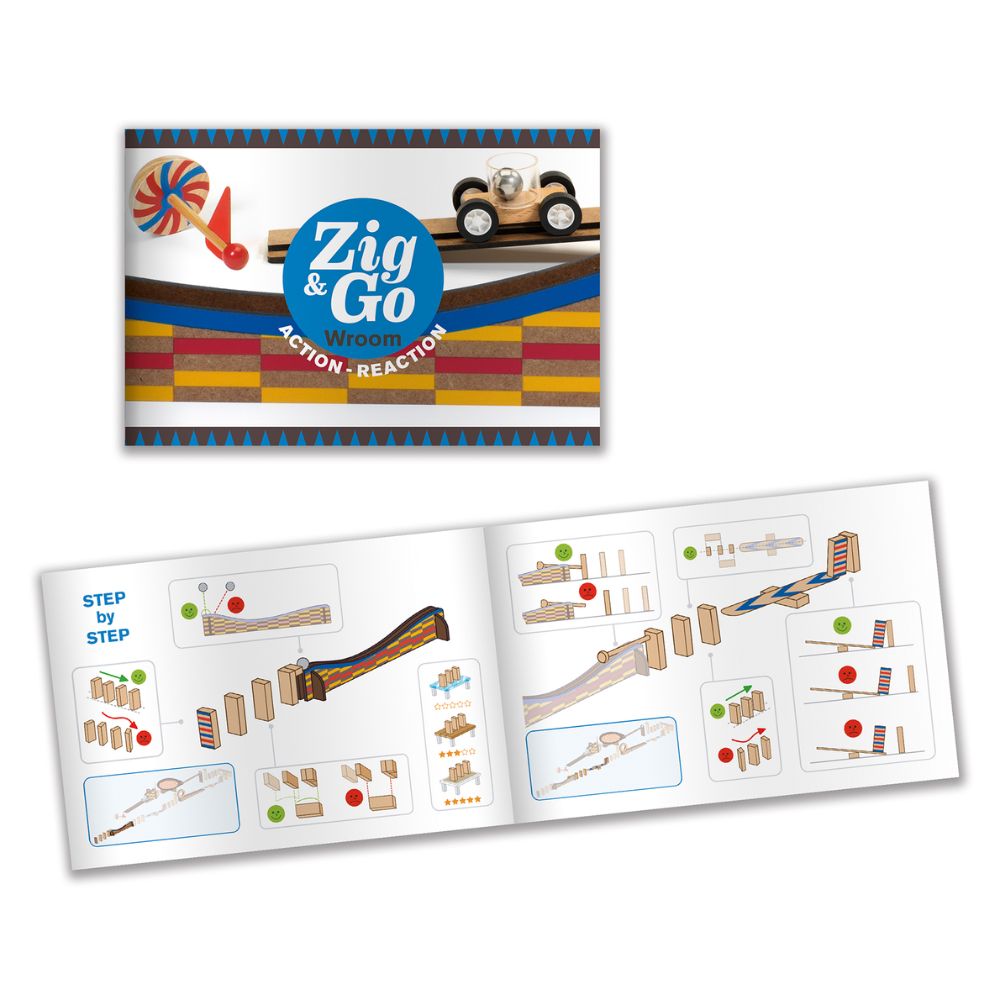 Djeco Zig & Go - Action - Reaction 45 pieces