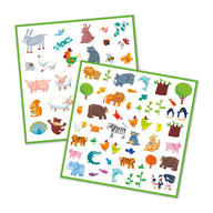 Djeco Stickers Animals DJ08841 for children age 4 years old up