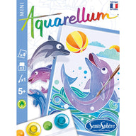 Aquarellum Mini Dolphins - Paint by Numbers for Kids