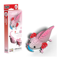 EUGY Axolotl cardboard model kit