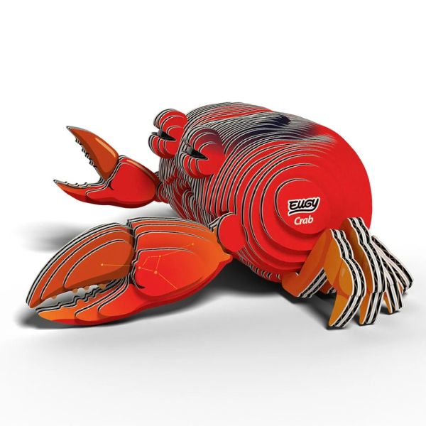 EUGY Crab - Kids Cardboard Craft Kit