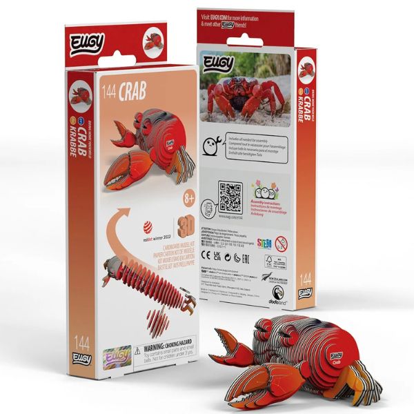 EUGY Crab - Kids Cardboard Craft Kit