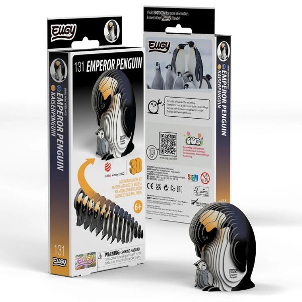 EUGY Emperor Penguin - Kids Cardboard Craft Kit