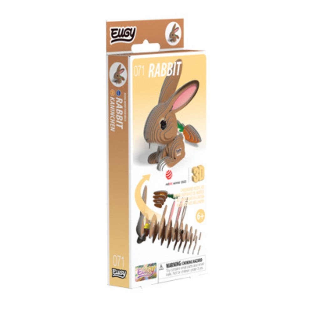 EUGY Rabbit - Kids Cardboard Craft Kit