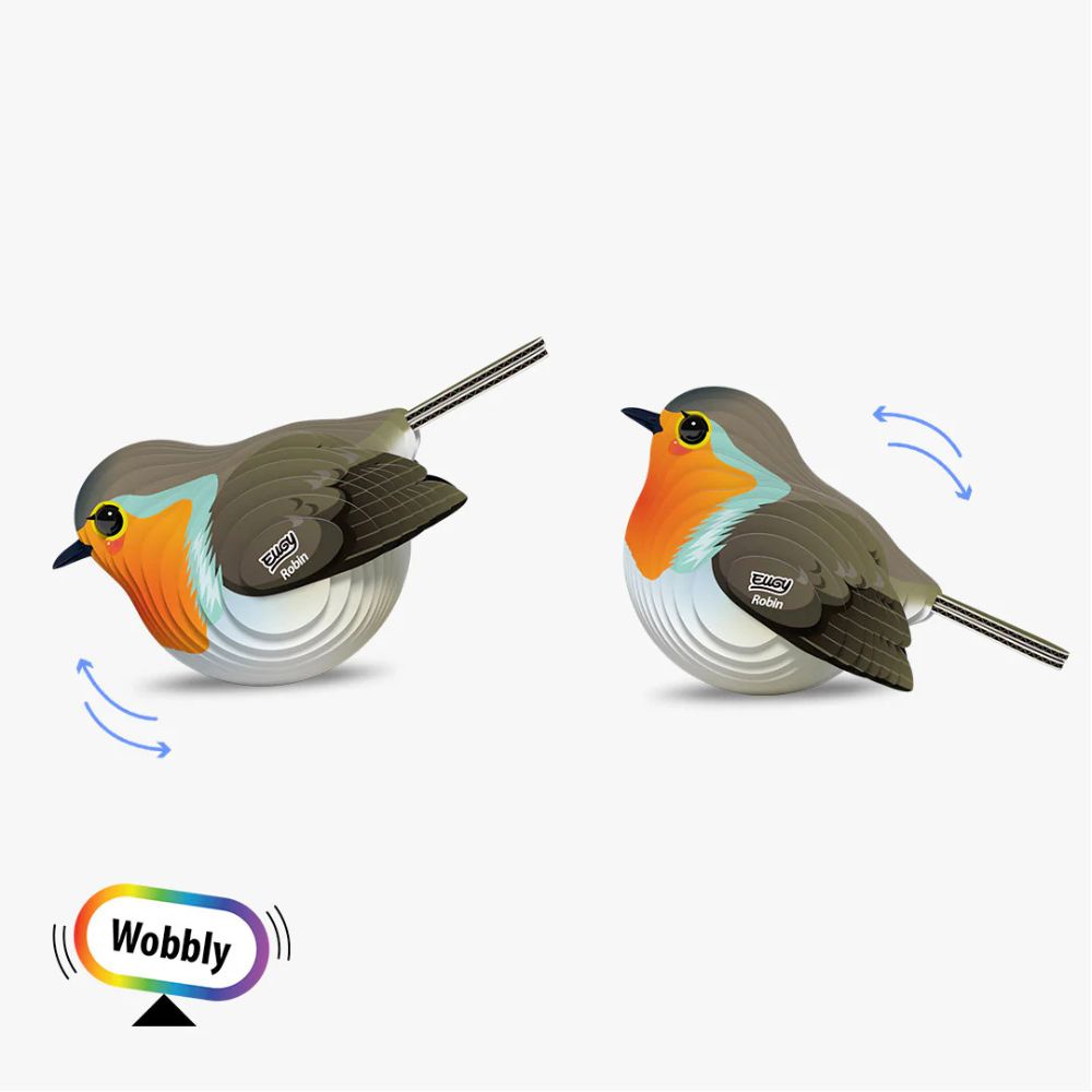 EUGY Robin - Kids Cardboard Craft Kit