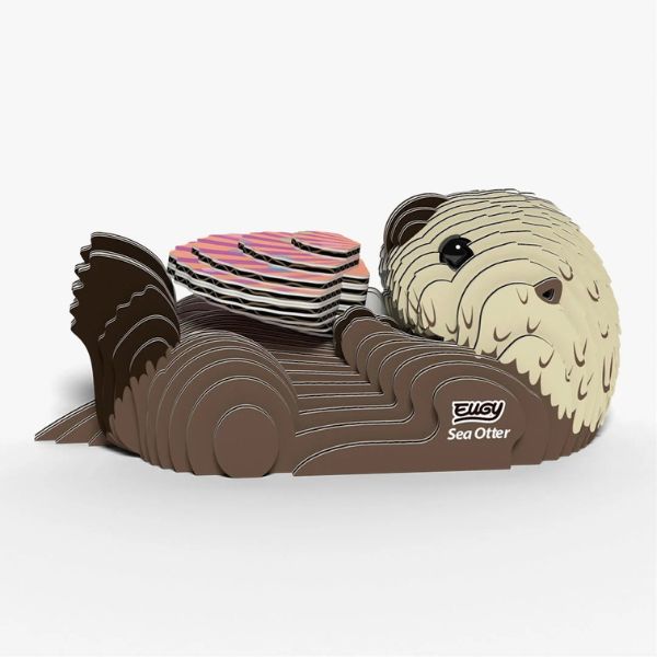 EUGY Sea Otter - Kids Cardboard Craft Kit